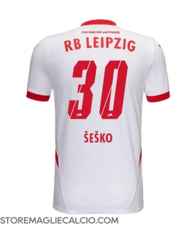RB Leipzig Benjamin Sesko #30 Maglia Gara Casa Repliche 2024-25 Maniche Corte RB Leipzig Benjamin Sesko #30 Maglia Gara Casa Repliche 2024-25 Maniche Corte
